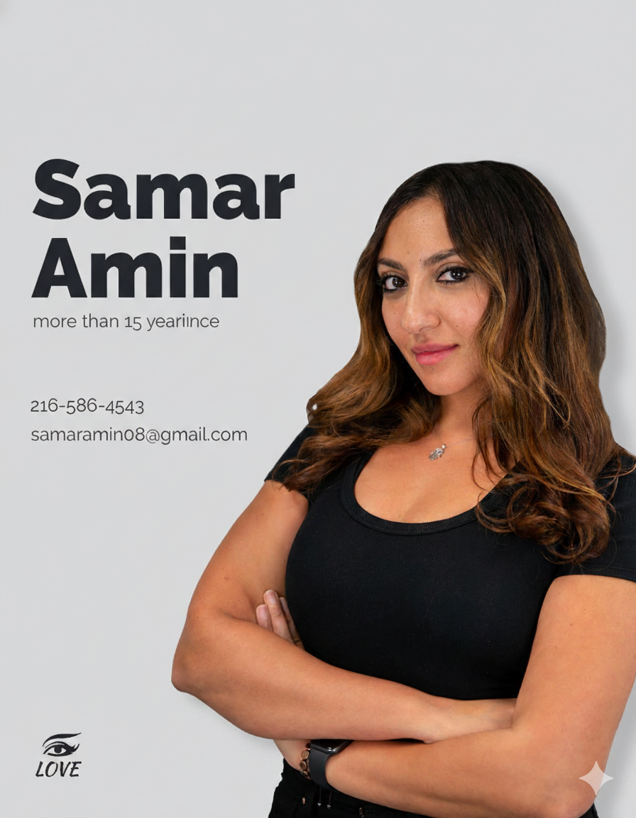 Samar, owner of Love Threading Bar